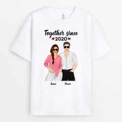 Together Since - Personalised Gifts | T-shirts for Couples/Lovers