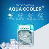 Aqua Cooler™ Portable Mist Fan, Mini Evaporative Air Cooler, Portable Air Conditioner Fan, Desk Fan