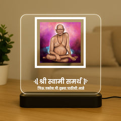 DivineGlow™ Shree Swami Samarth Lamp – USB Powered