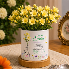 Forever Sister Flower Vase™ | Best Rakhi Gift
