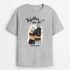 Personalised Together Since Couple T-shirt
