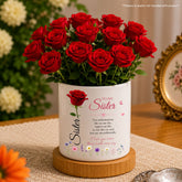 Forever Sister Flower Vase™ | Best Rakhi Gift