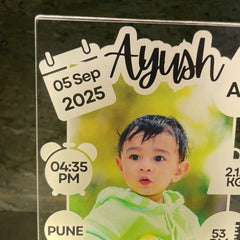 LittleGlow™ Baby LED Frame – Personalized Keepsake