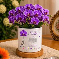 Forever Sister Flower Vase™ | Best Rakhi Gift