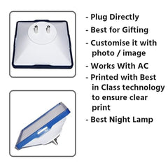 MemoryGlow™ Personalized LED Photo Night Lamp