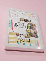 Moonwali Happy Birthday Frame