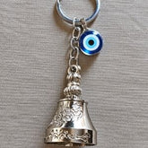 Guardian Bell with Evil Eye Charm For Bike Or Car