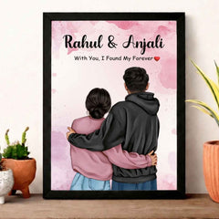 CoupleCanvas™ – Personalized Couple Wall Art Frame