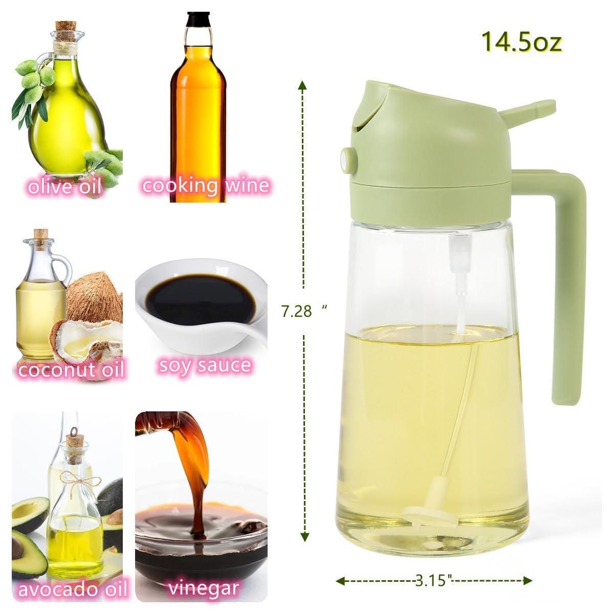 SprayPour™ 2 in 1 Glass Oil Sprayer & Dispenser