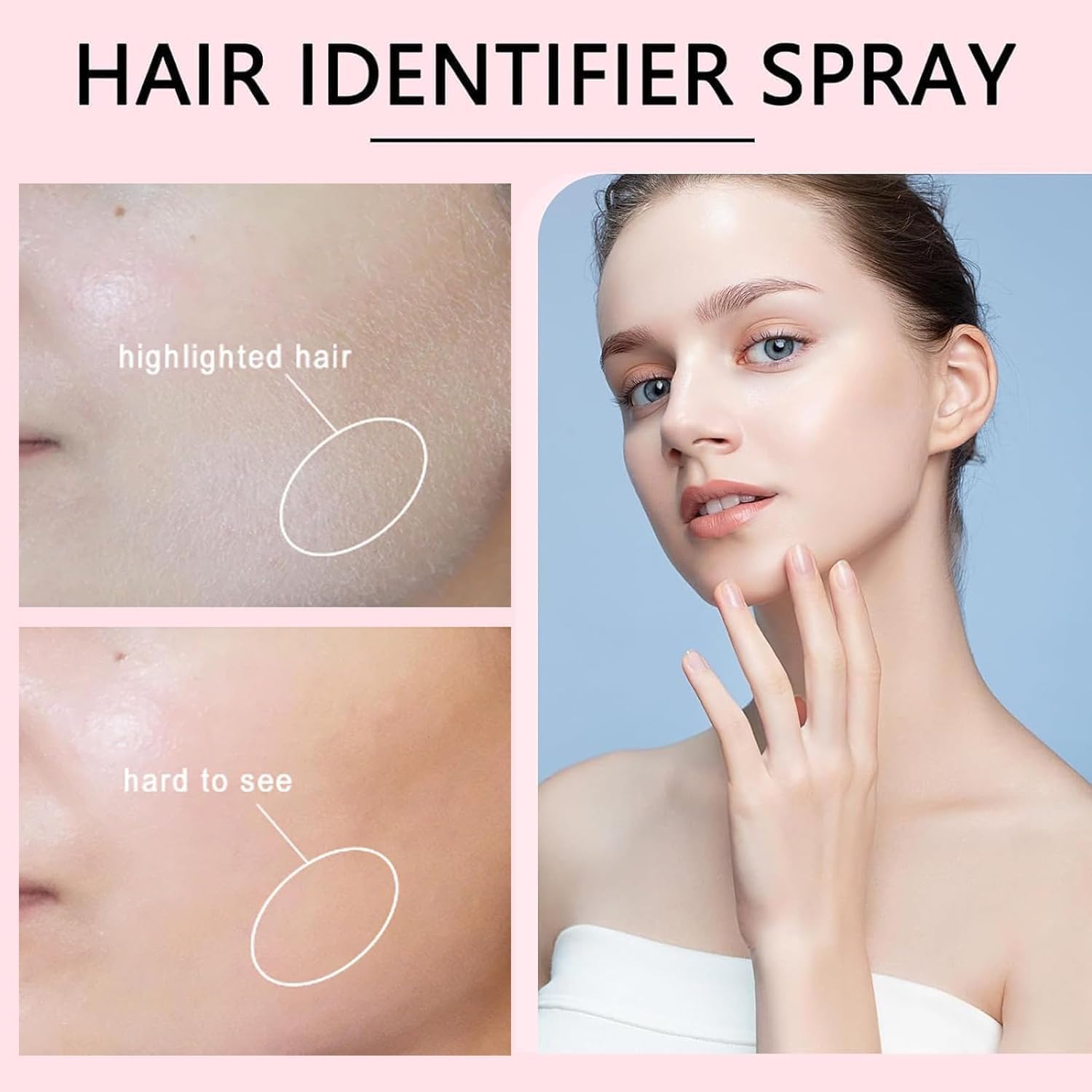 FlawlessGlow™ Hair Identifier Spray With 3 Razor Blades – Smooth, Radiant Skin