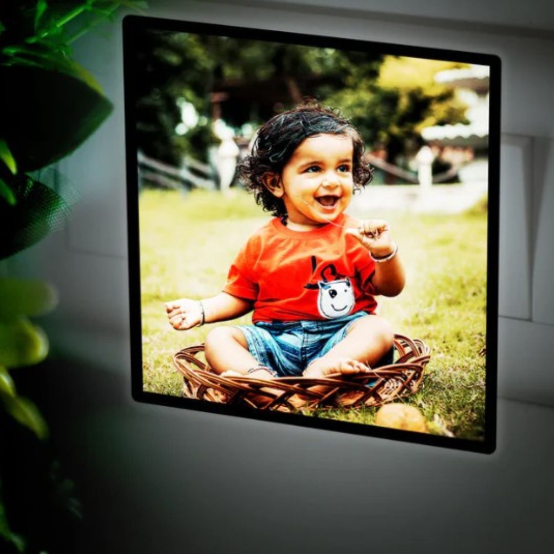 MemoryGlow™ Personalized LED Photo Night Lamp