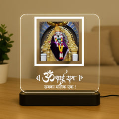 DivineGlow™ Shirdi Saibaba Lamp – USB Powered