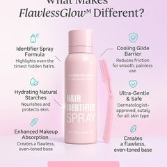 FlawlessGlow™ Hair Identifier Spray With 3 Razor Blades – Smooth, Radiant Skin